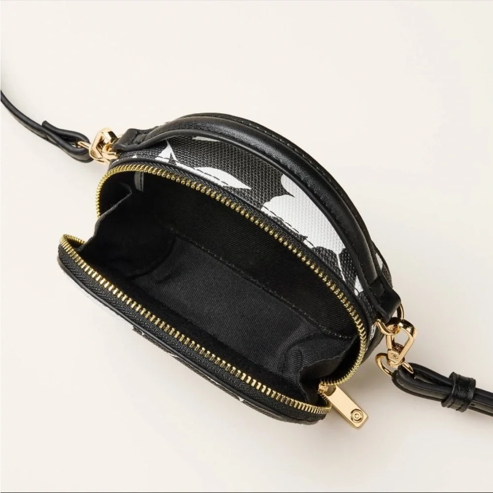 Kate Spade NY X Target Classic Black & White Rose Mini Crossbody Bag - Picture 6 of 6